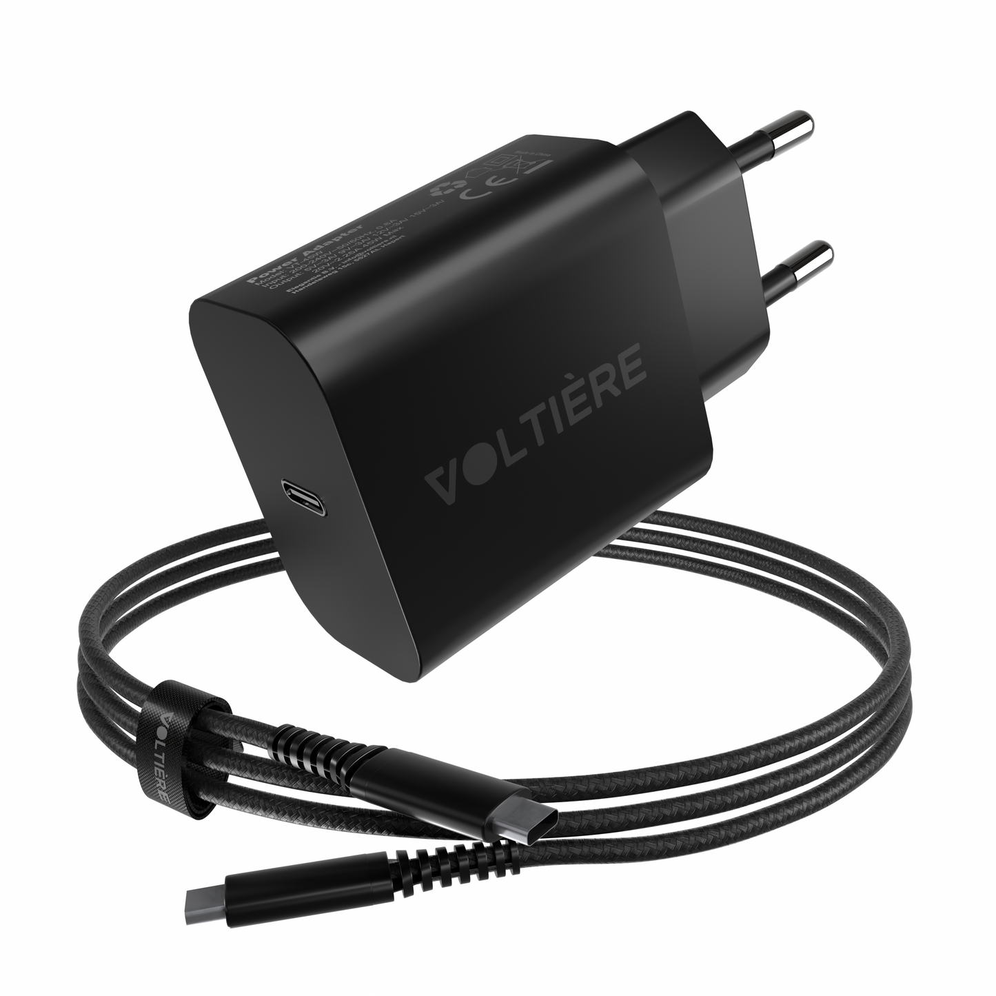 Voltière 45W Snellader met 2 meter USB C Kabel - USB C Oplader - Snellader 45W - Inclusief Oplaadkabel