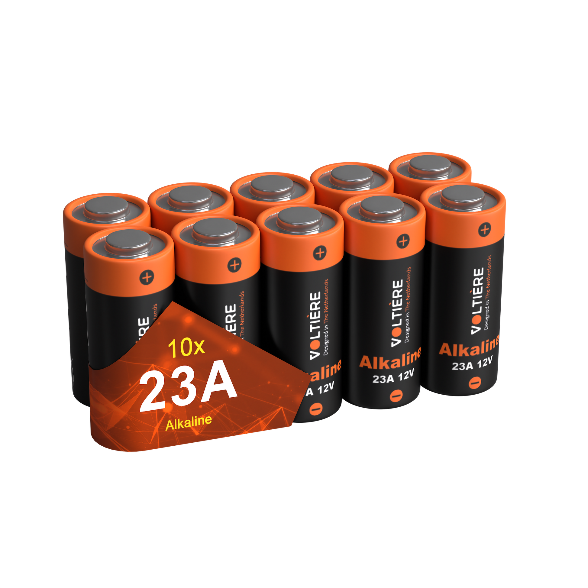 Voltière 10-Pack 23a 12v batterij Alkaline - A23/ MN21