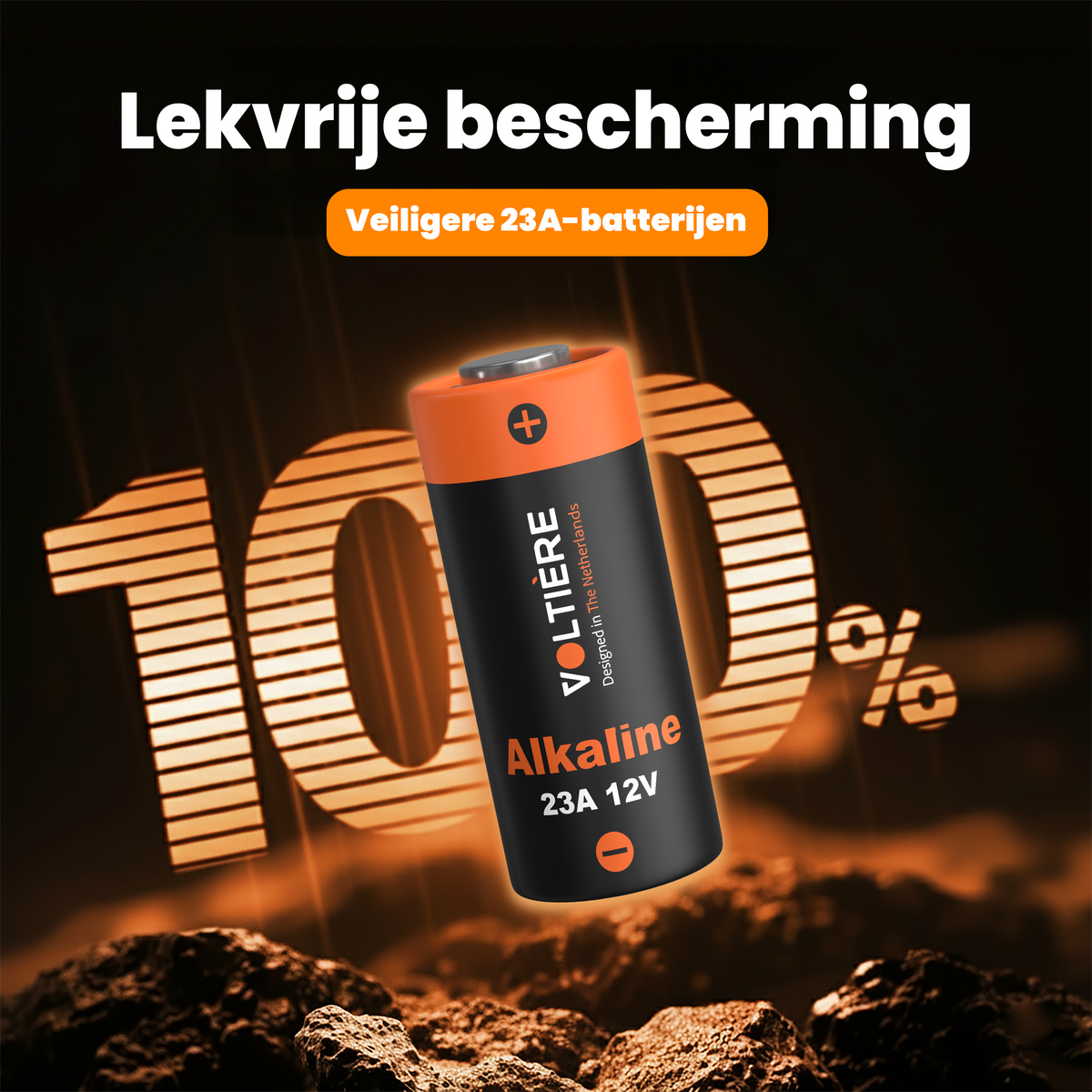 Voltière A23 MN21 alkaline batterijen 12V – 10 stuks