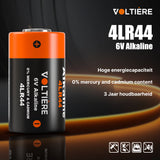 Voltière 10-Pack 4LR44 Alkaline 6V Knoopcel Batterijen