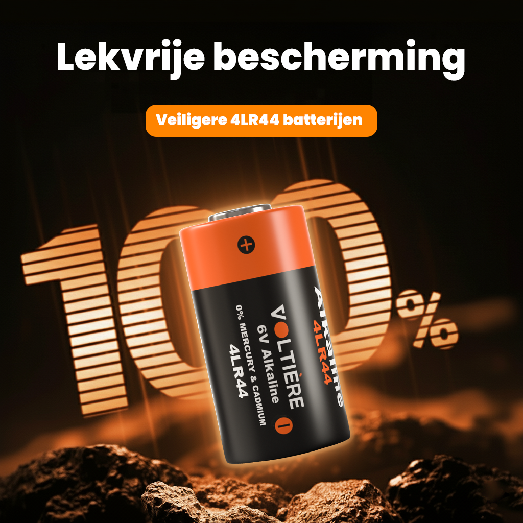Voltière 10-Pack 4LR44 Alkaline 6V Knoopcel Batterijen