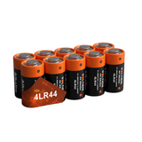Voltière 10-Pack 4LR44 Alkaline 6V Knoopcel Batterijen