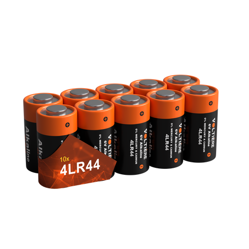Voltière 10-Pack 4LR44 Alkaline 6V Knoopcel Batterijen