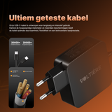 Voltière Universele Laptop oplader USB-C 65W - Geschikt voor Lenovo Dell HP Asus Acer Apple Samsung