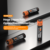 Voltière Oplaadbare Batterijen AAA - 800 mAh - Ni-MH AAA Batterij - 24 Stuks