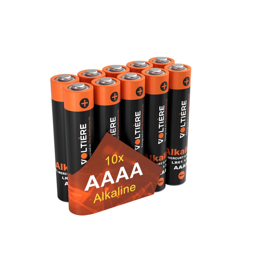 Voltière 10-Pack Alkaline AAAA Batterijen 1.5V - LR61 AAAA