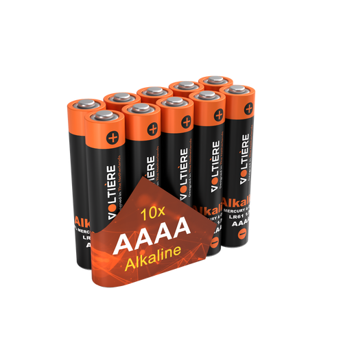 Voltière 10-Pack Alkaline AAAA Batterijen 1.5V - LR61 AAAA