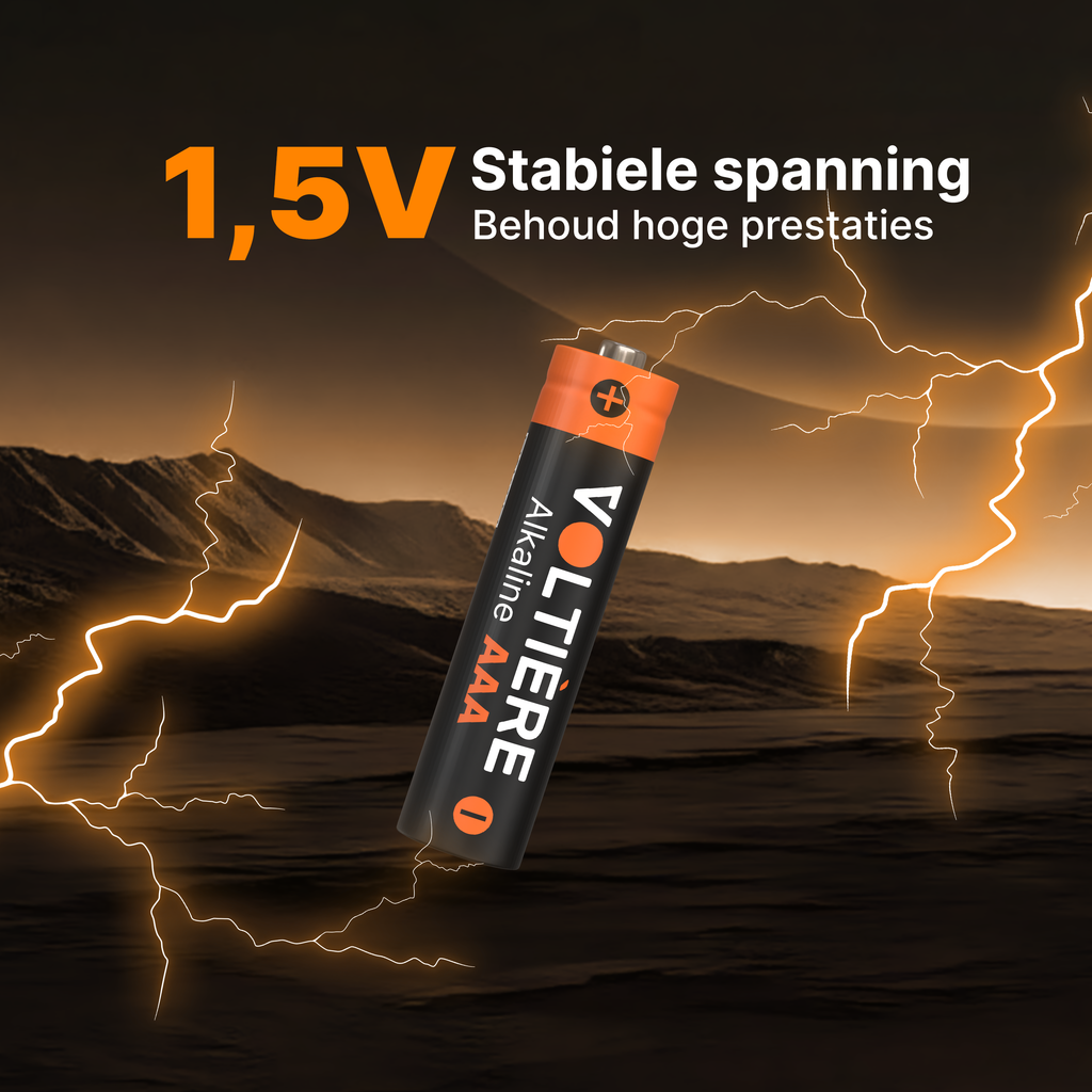 Voltière Alkaline AAA Batterijen - 80 Stuks - LR03 1.5V Batterijen AAA
