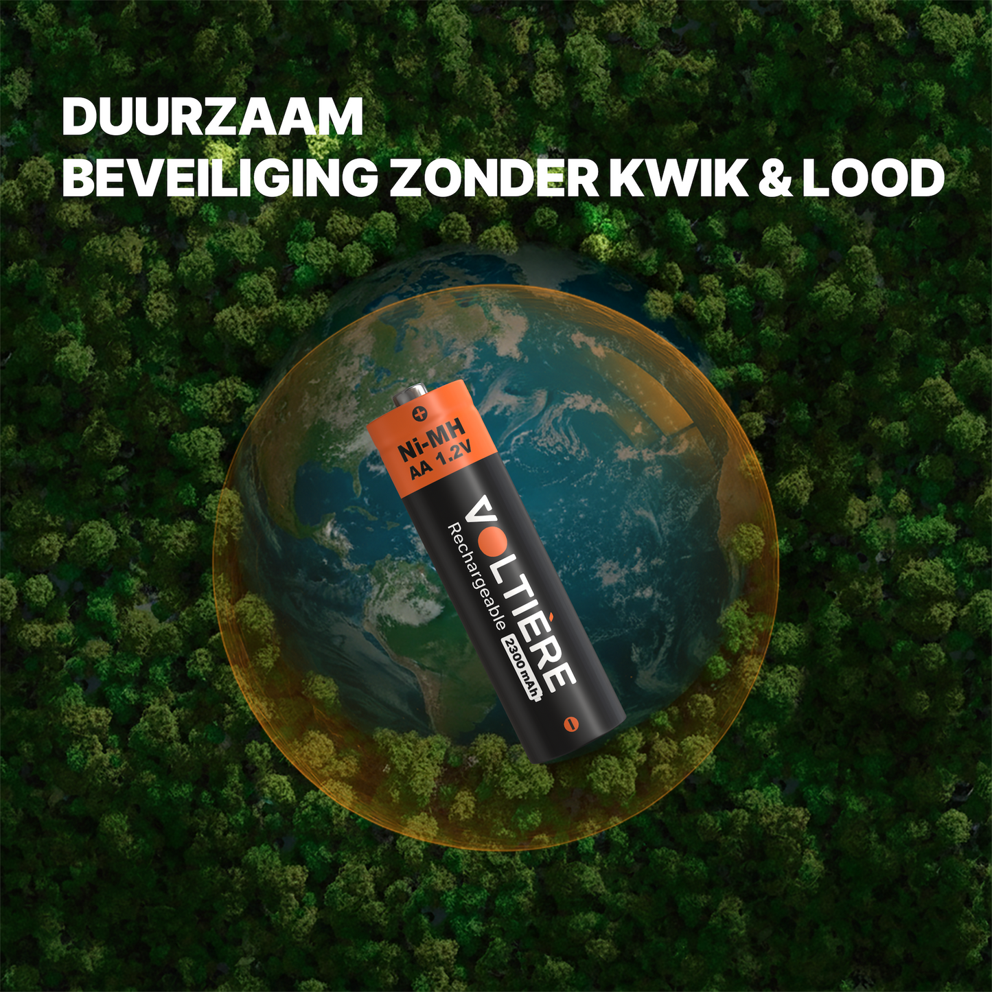 Voltière Oplaadbare Batterijen AA - 2300 mAh - Ni-MH AA Batterij - 12 Stuks