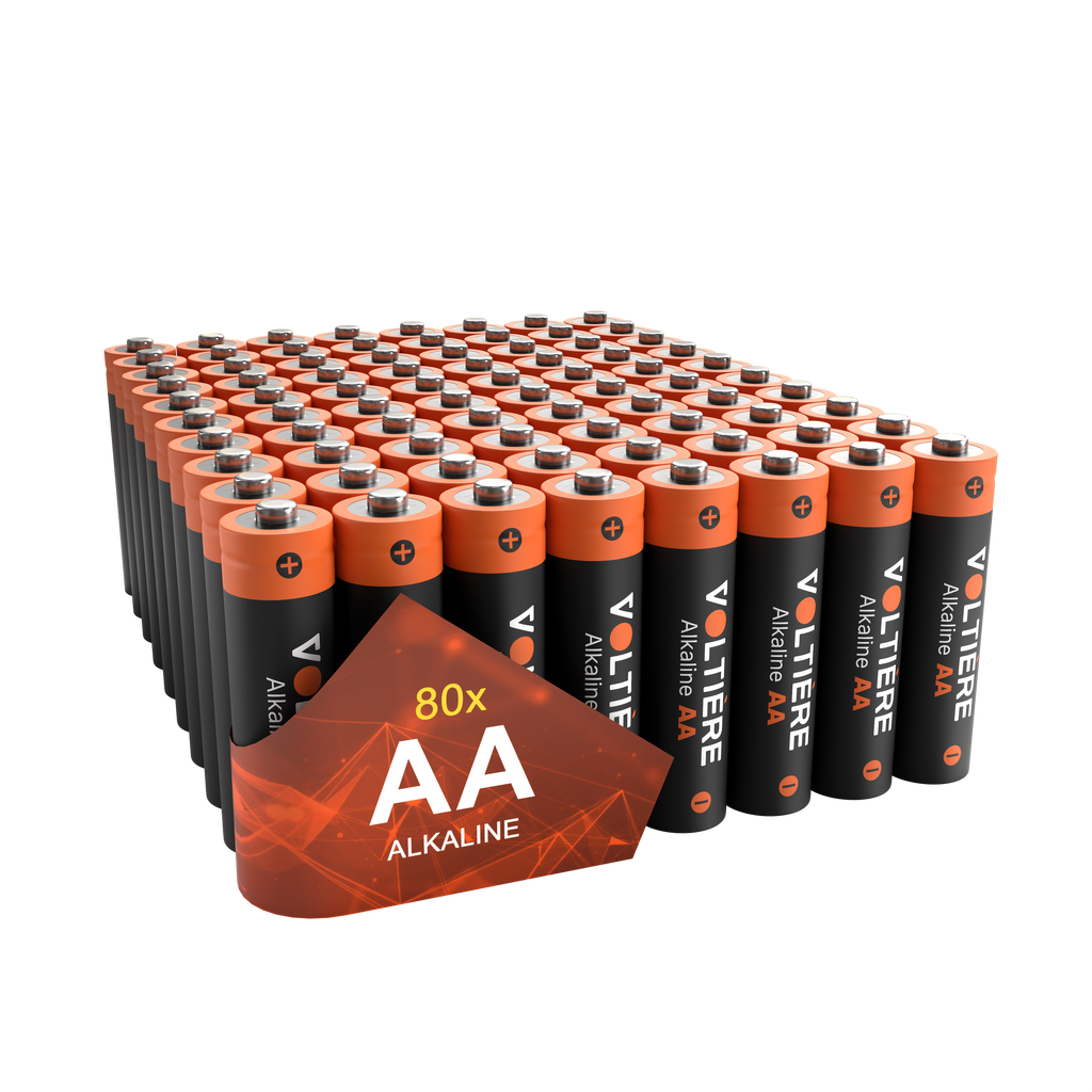 Voltière Alkaline AA Batterijen - 80 Stuks - LR06 1.5V Batterijen AA