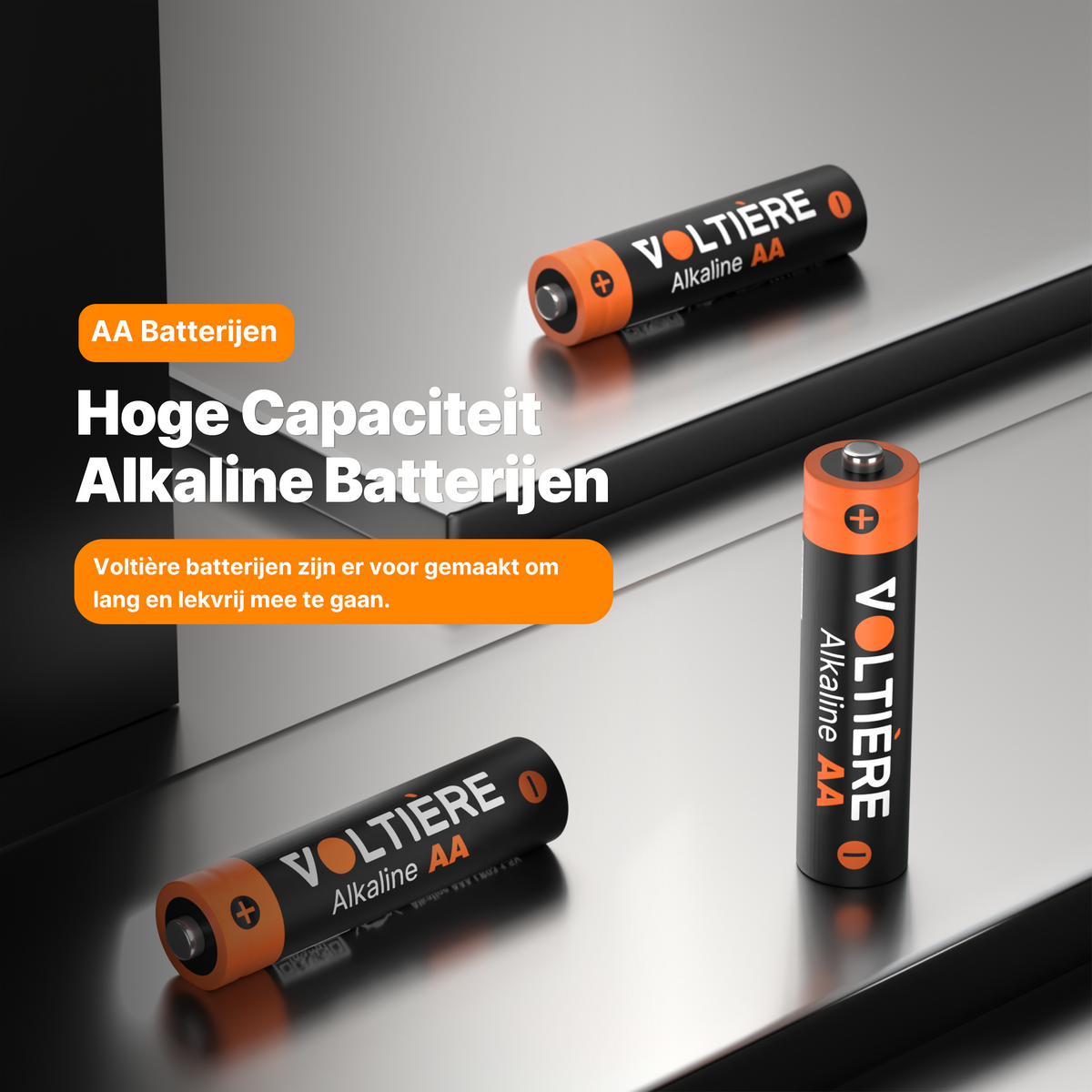 Voltière AA alkaline batterijen 1,5V LR06 – 80 stuks