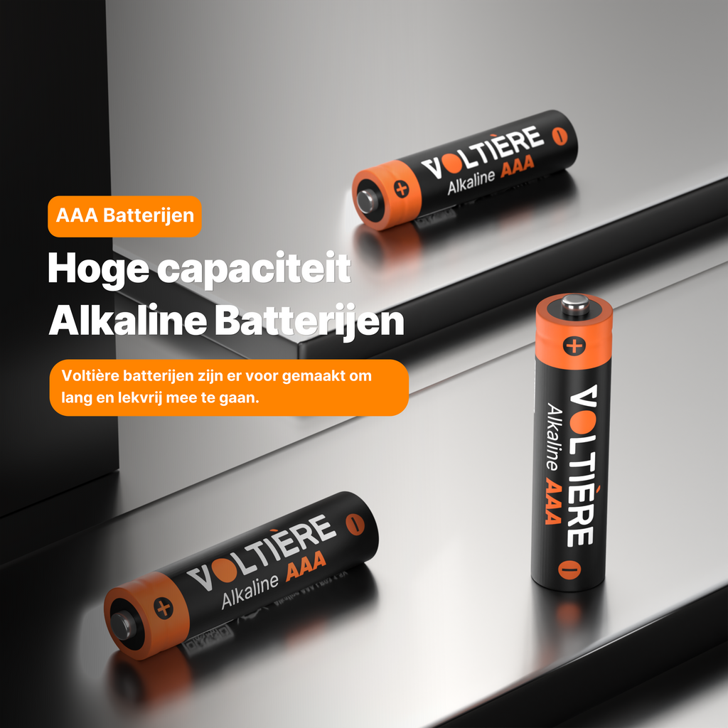 Voltière Alkaline AAA Batterijen - 80 Stuks - LR03 1.5V Batterijen AAA