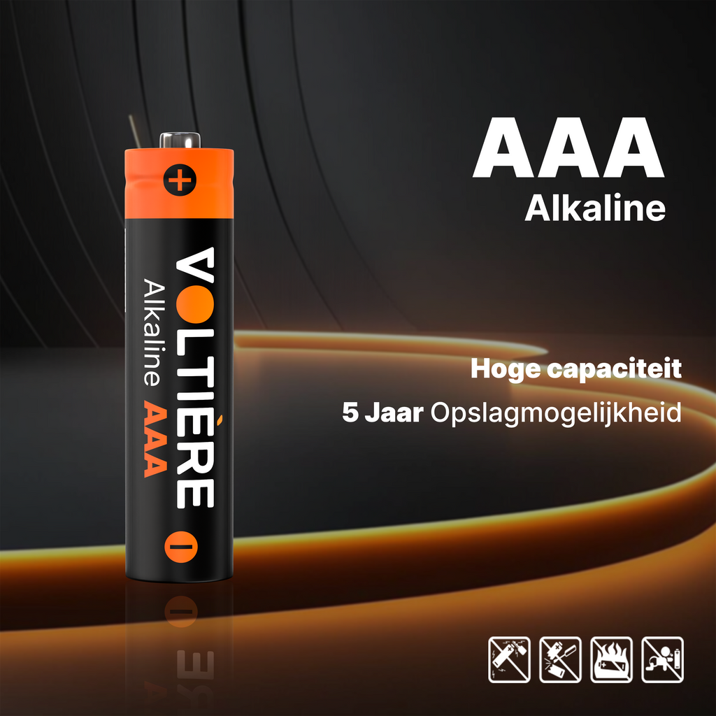 Voltière Alkaline AAA Batterijen - 80 Stuks - LR03 1.5V Batterijen AAA