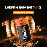 Voltière Oplaadbare Batterijen C - 3000 mAh - Ni-MH Batterij C - 4 Stuks
