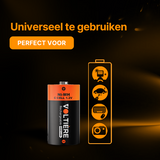 Voltière Oplaadbare Batterijen C - 3000 mAh - Ni-MH Batterij C - 4 Stuks