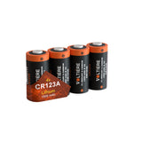 Voltière Lithium CR123A batterij - CR123 - CR123a 3V Batterij - 4 stuks