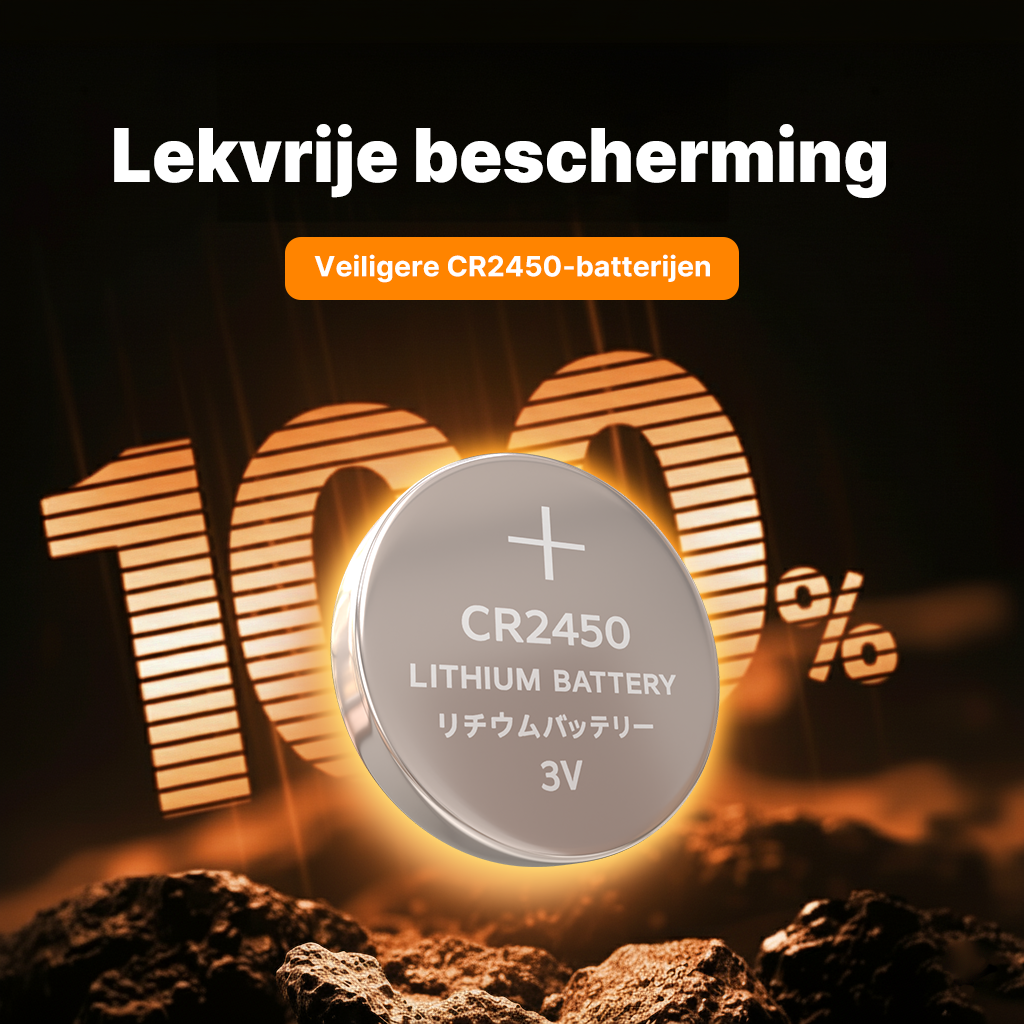 Voltière 25-Pack CR2450 Knoopcel Batterij - Lithium 3v CR2450