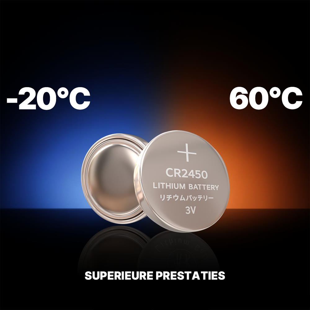 Voltière 15-Pack CR2450 Knoopcel Batterij - Lithium 3v CR2450