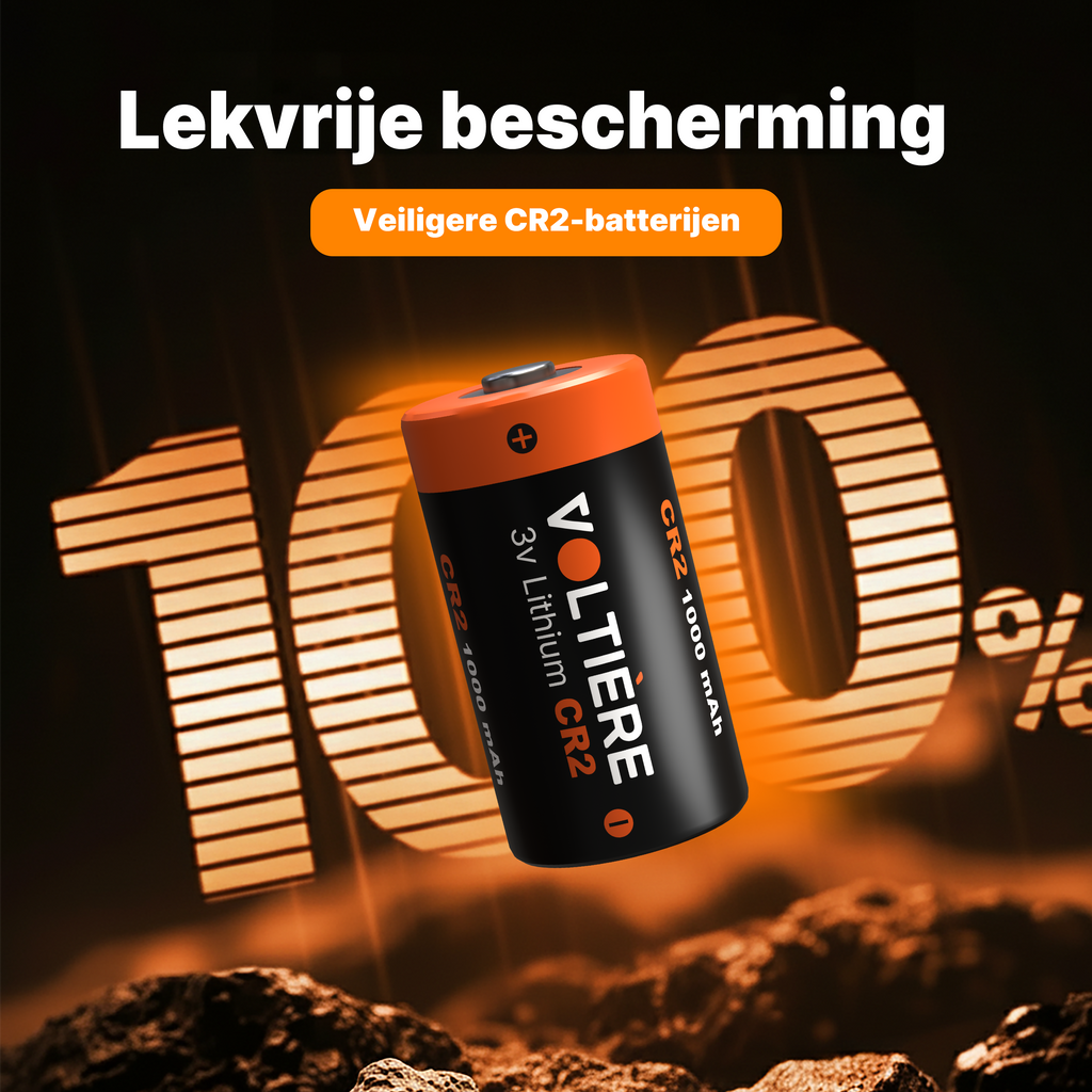 Voltière Lithium CR2 batterij - CR2 3V Batterij - 10 stuks