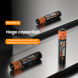 Voltière 10-Pack Lithium Batterijen AAA 1.5V - FR03 Wegwerpbatterij 1200 mAh
