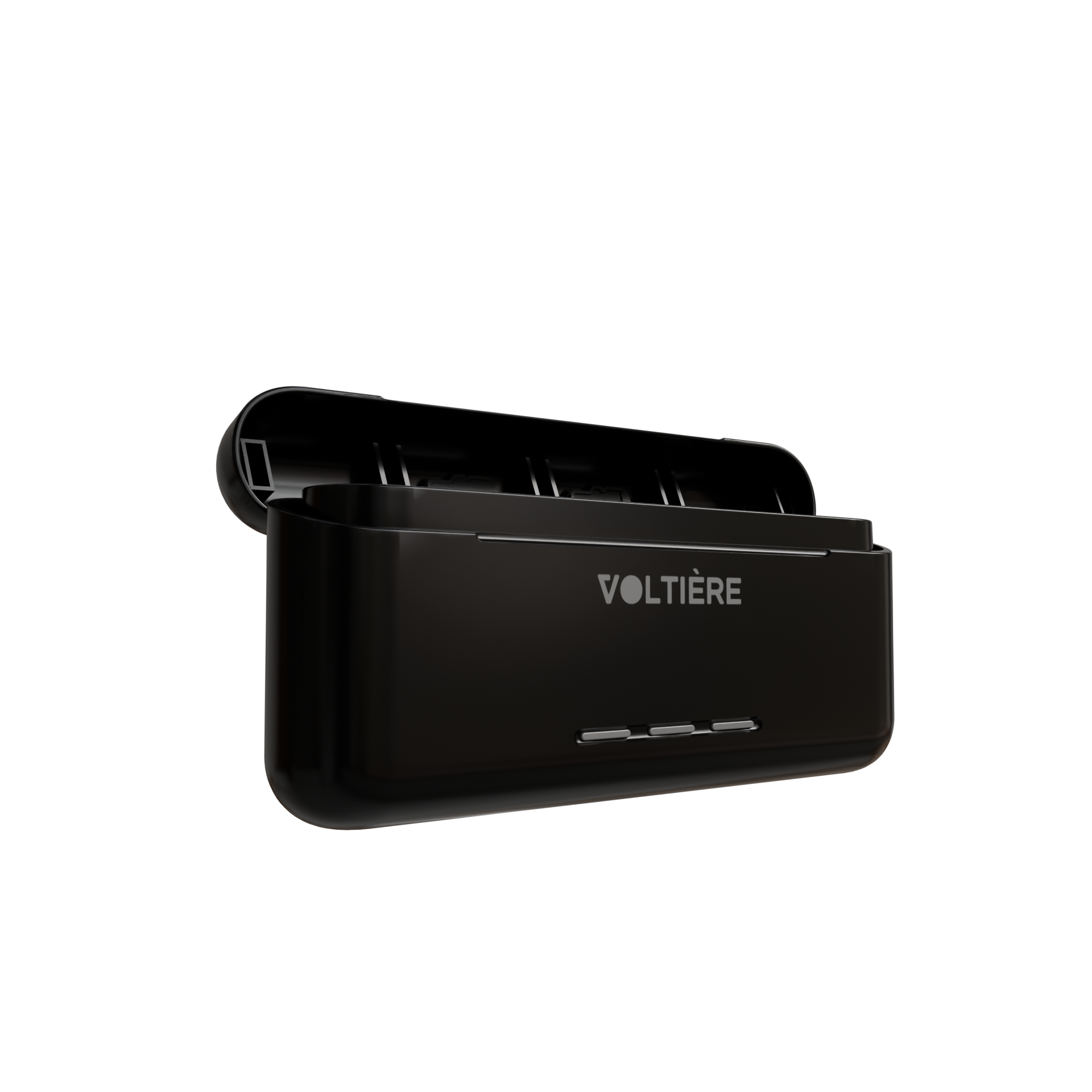 Voltière Batterij oplader voor 3 batterijen - Geschikt voor GoPro Hero 13 - Met LED indicatie & Micro SD kaart Opslag- Zwart