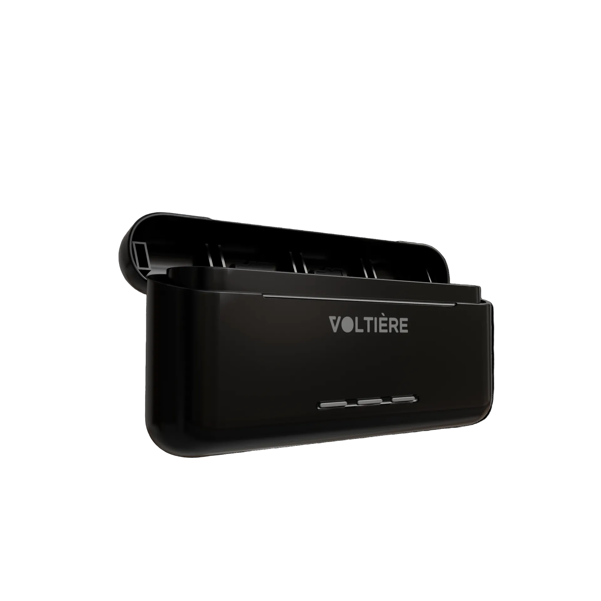 Voltière Batterij oplader voor 3 batterijen - Geschikt voor GoPro Hero 13 - Met LED indicatie & Micro SD kaart Opslag- Zwart
