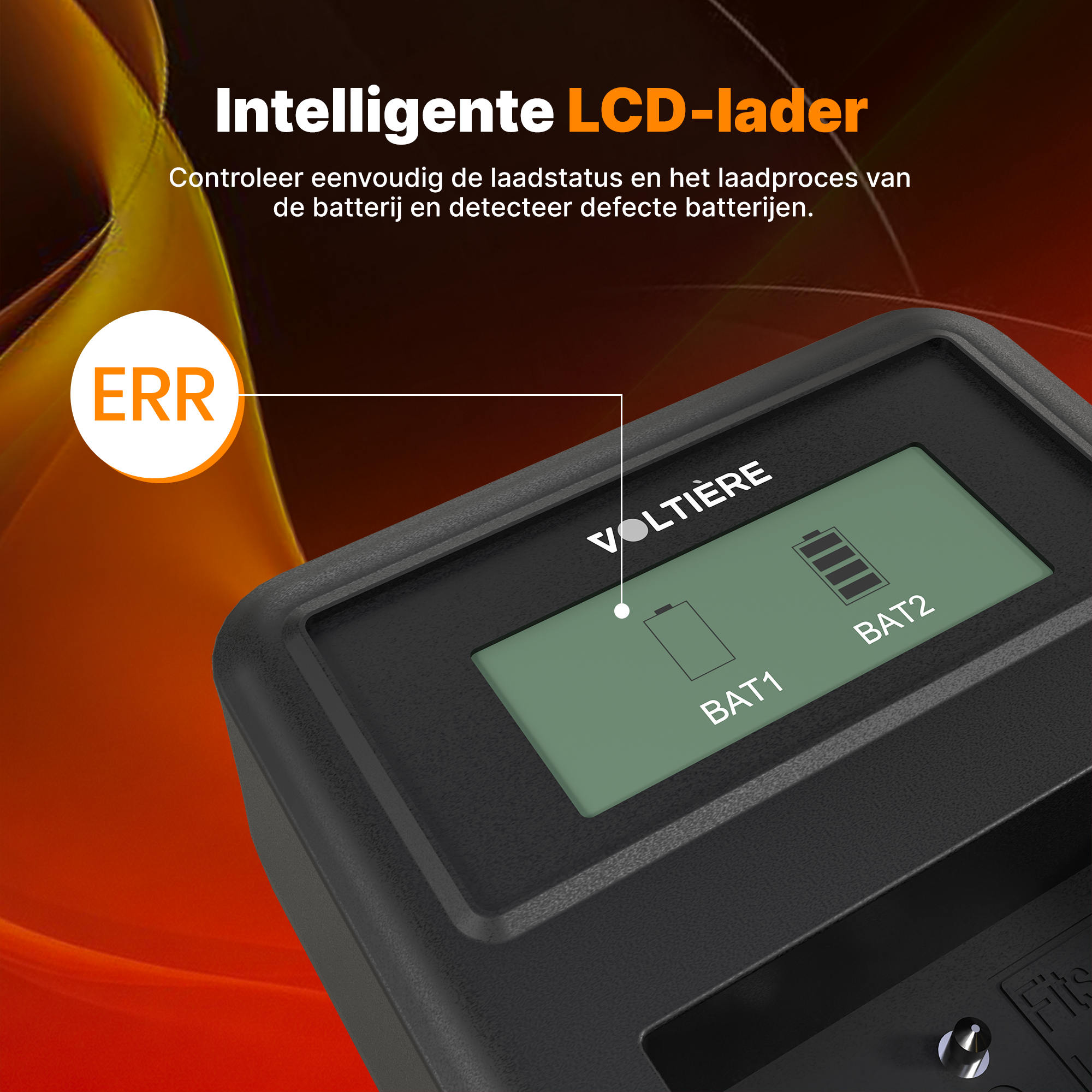Voltière LP-E10 Accu Set voor Digitale Camera's - LP-E10 Accu's + Oplader geschikt voor Canon Camera's