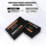 Voltière LP-E17 Accu Set voor Digitale Camera's - LP-E17 Accu's + Oplader geschikt voor Canon Camera's