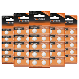 Voltière 50-Pack LR44 Batterij - AG13 Knoopcel Batterijen - LR44 Knoopcelbatterij - 50 Stuks