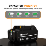 Voltière 5 ah Accu Geschikt voor 18v Makita Apparatuur - 5000 mAh - BL1850B