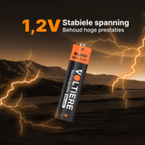 Voltière Oplaadbare Batterijen AAA - 800 mAh - Ni-MH AAA Batterij - 24 Stuks