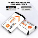 Voltière NP-BX1 Accu Set voor Digitale Camera's - BX1 Accu's + Oplader geschikt voor Sony Compact Camera's