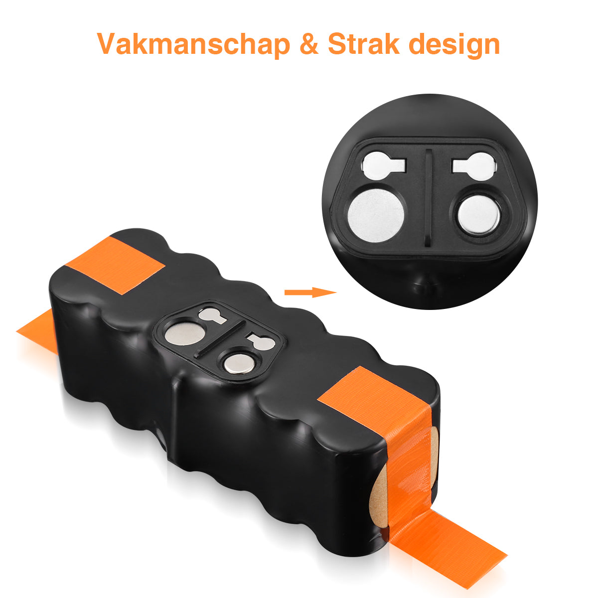 Voltière 14.4V 4500 mAh Pro Batterij Geschikt voor iRobot Roomba 500, 600, 700 & 800 Series Robot Stofzuigers