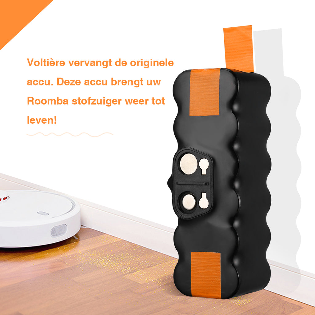 Voltière 14.4V 4500 mAh Pro Batterij Geschikt voor iRobot Roomba 500, 600, 700 & 800 Series Robot Stofzuigers