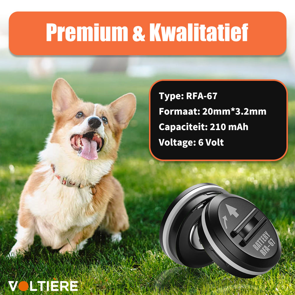 Voltière 10-pack 6v RFA-67 Batterij voor Elektrische Trainingshalsband voor Honden