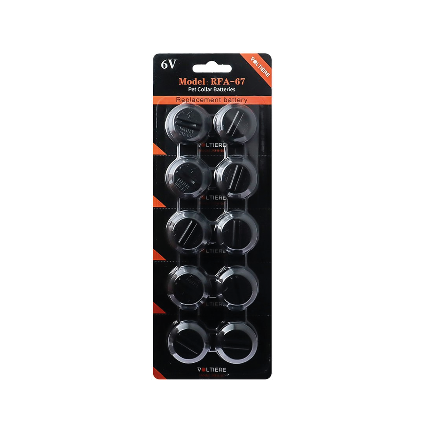 Voltière 10-pack 6v RFA-67 Batterij voor Elektrische Trainingshalsband voor Honden