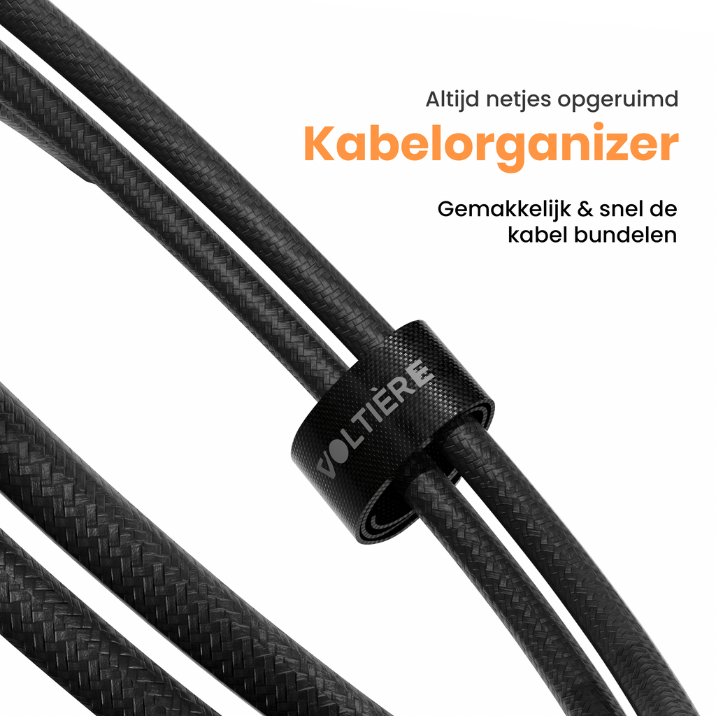 Voltière USB A naar Micro USB Kabel - PlayStation 4 oplaadkabel - 3 Meter