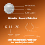Voltière 30-Pack LR1130 Batterij - AG10 Knoopcel Batterijen - 30 Stuks